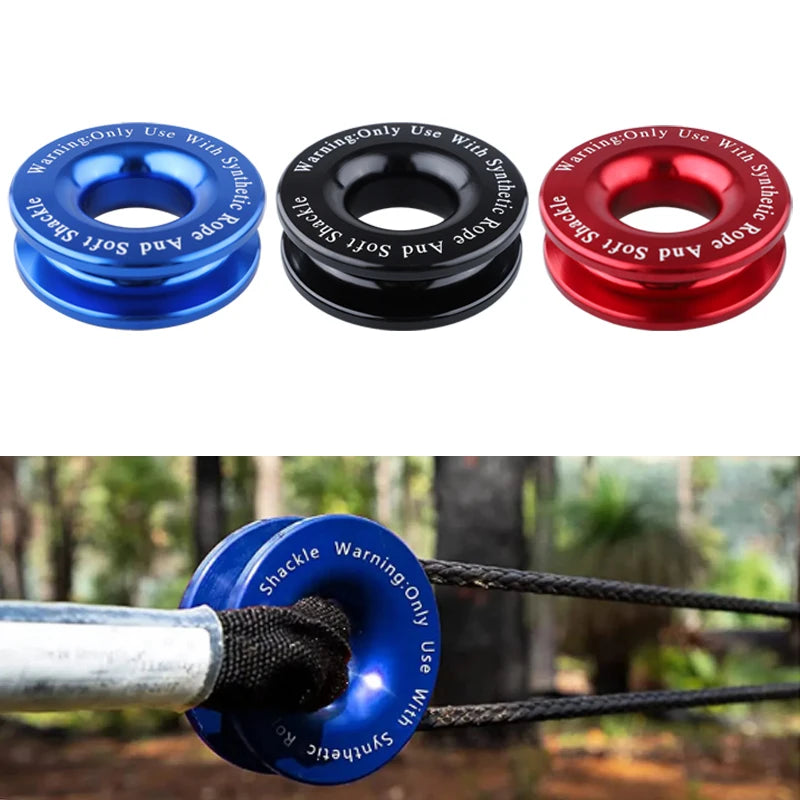 Aluminum alloy rescue snatch pulley