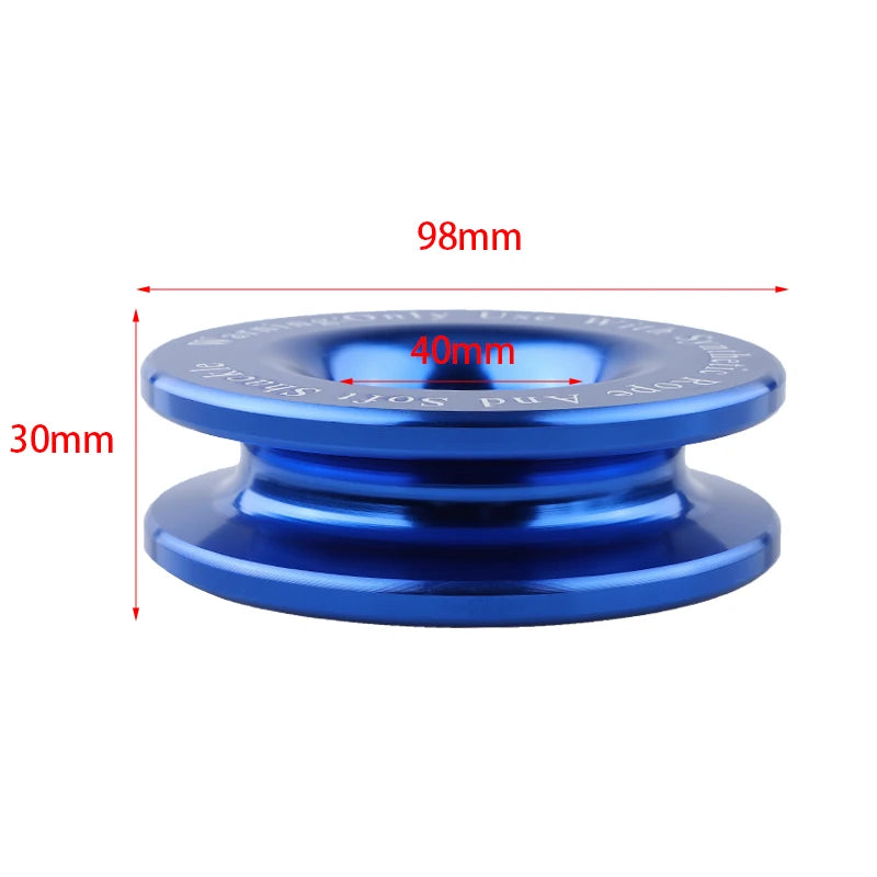 Aluminum alloy rescue snatch pulley